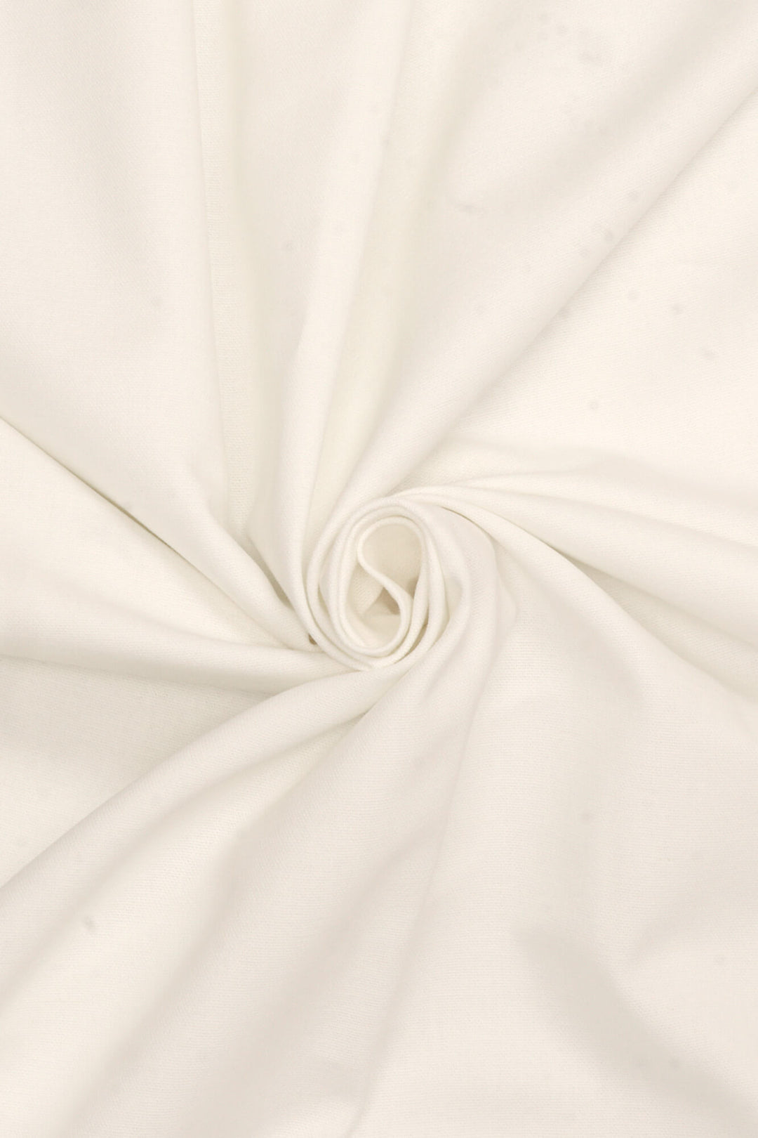 Pure Brushed Plain Ecru Double Width Fabric