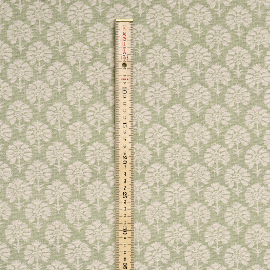 Cotswold Floral Sage Green Fabric