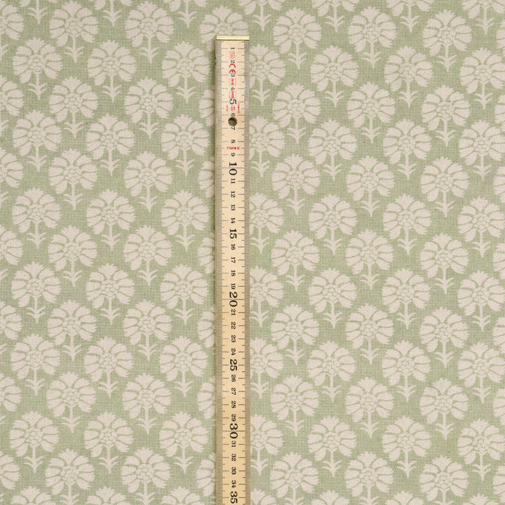 Cotswold Floral Sage Green Fabric