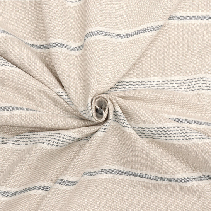 Farmhouse Stripe Blue Double Width Fabric