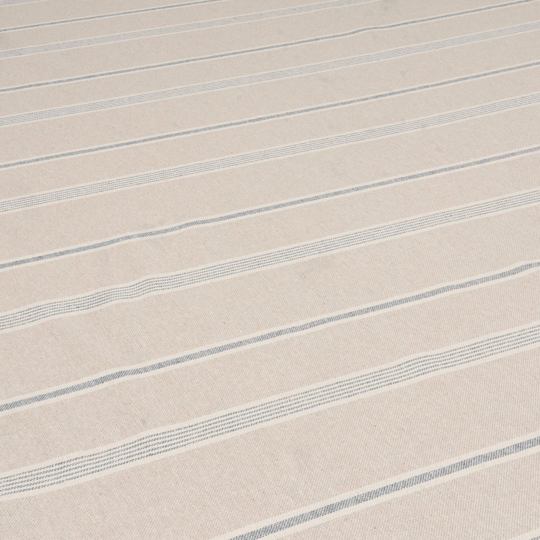 Farmhouse Stripe Blue Double Width Fabric