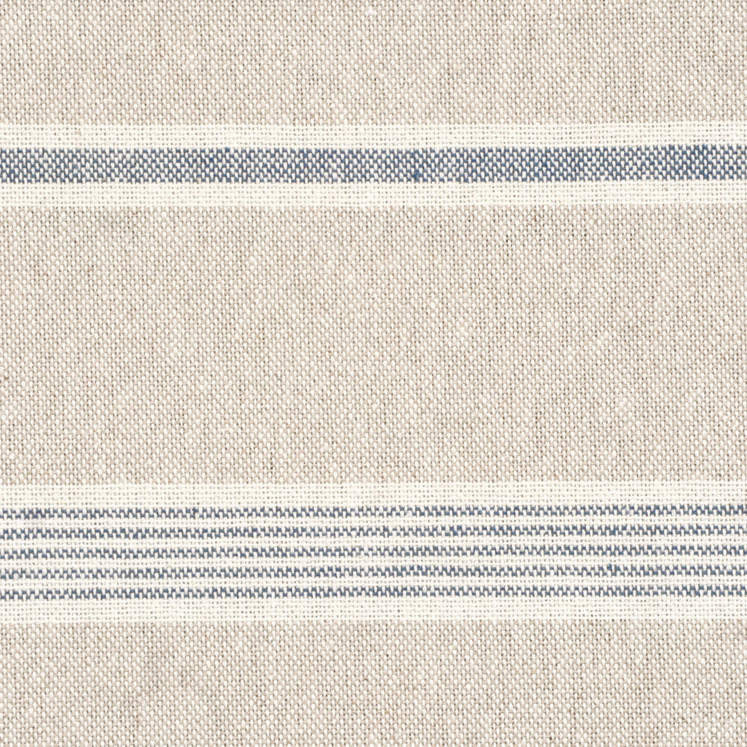 Farmhouse Stripe Blue Double Width Fabric