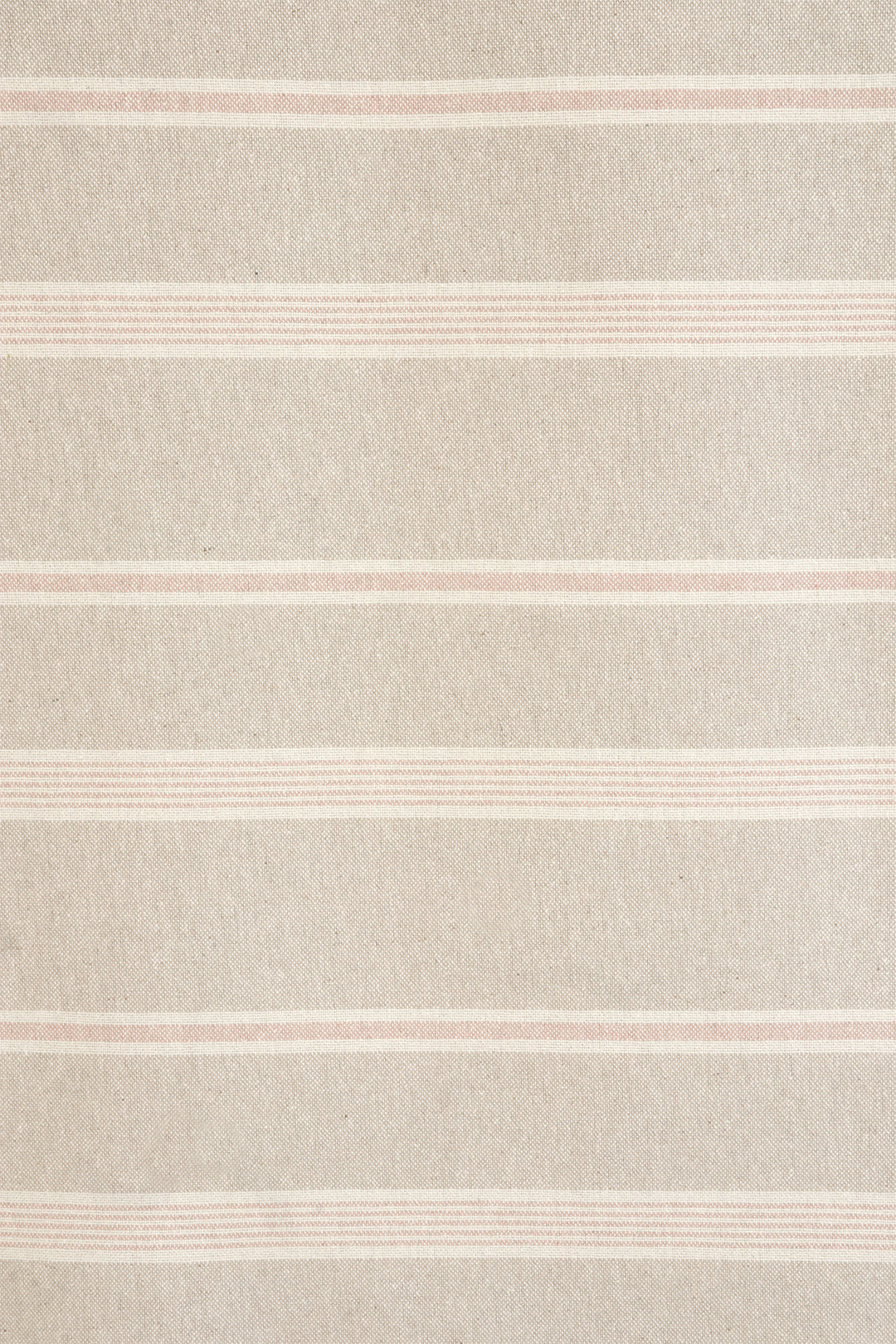 Farmhouse Stripe Pale Pink Double Width Fabric