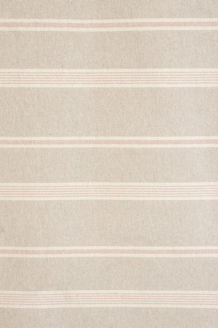 Farmhouse Stripe Pale Pink Double Width Fabric
