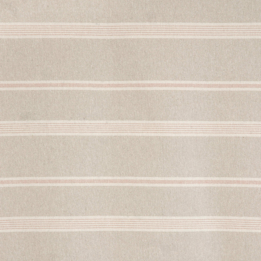 Farmhouse Stripe Pale Pink Double Width Fabric
