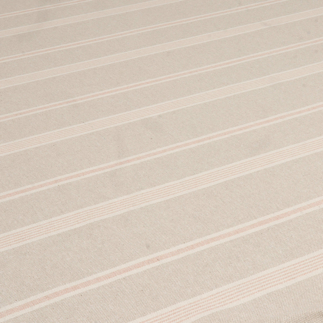 Farmhouse Stripe Pale Pink Double Width Fabric