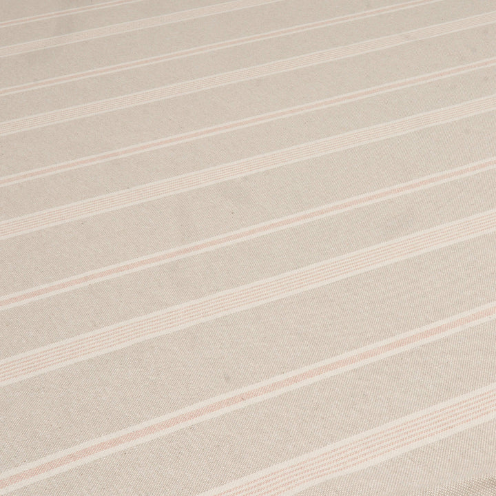 Farmhouse Stripe Pale Pink Double Width Fabric