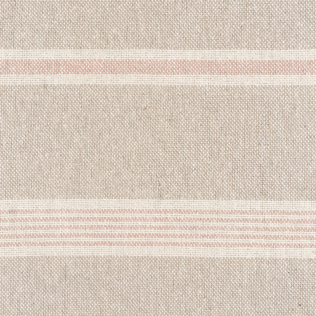 Farmhouse Stripe Pale Pink Double Width Fabric