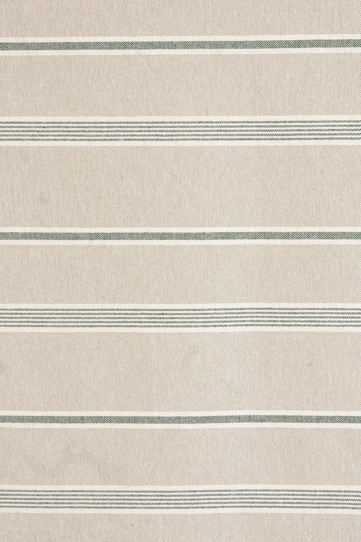 Farmhouse Stripe Green Double Width Fabric