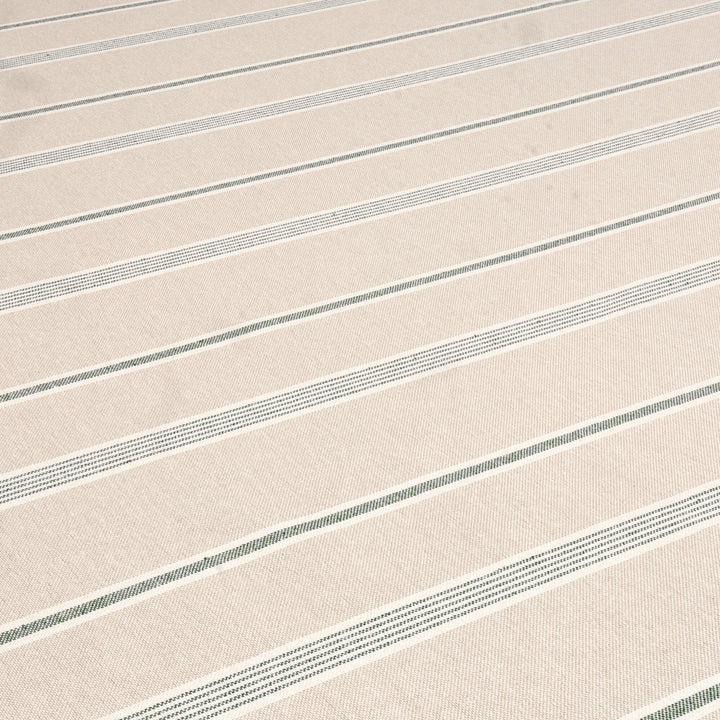 Farmhouse Stripe Green Double Width Fabric