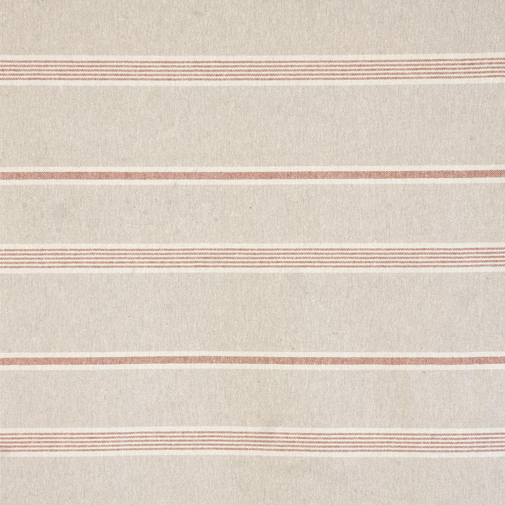 Farmhouse Stripe Terracotta Double Width Fabric