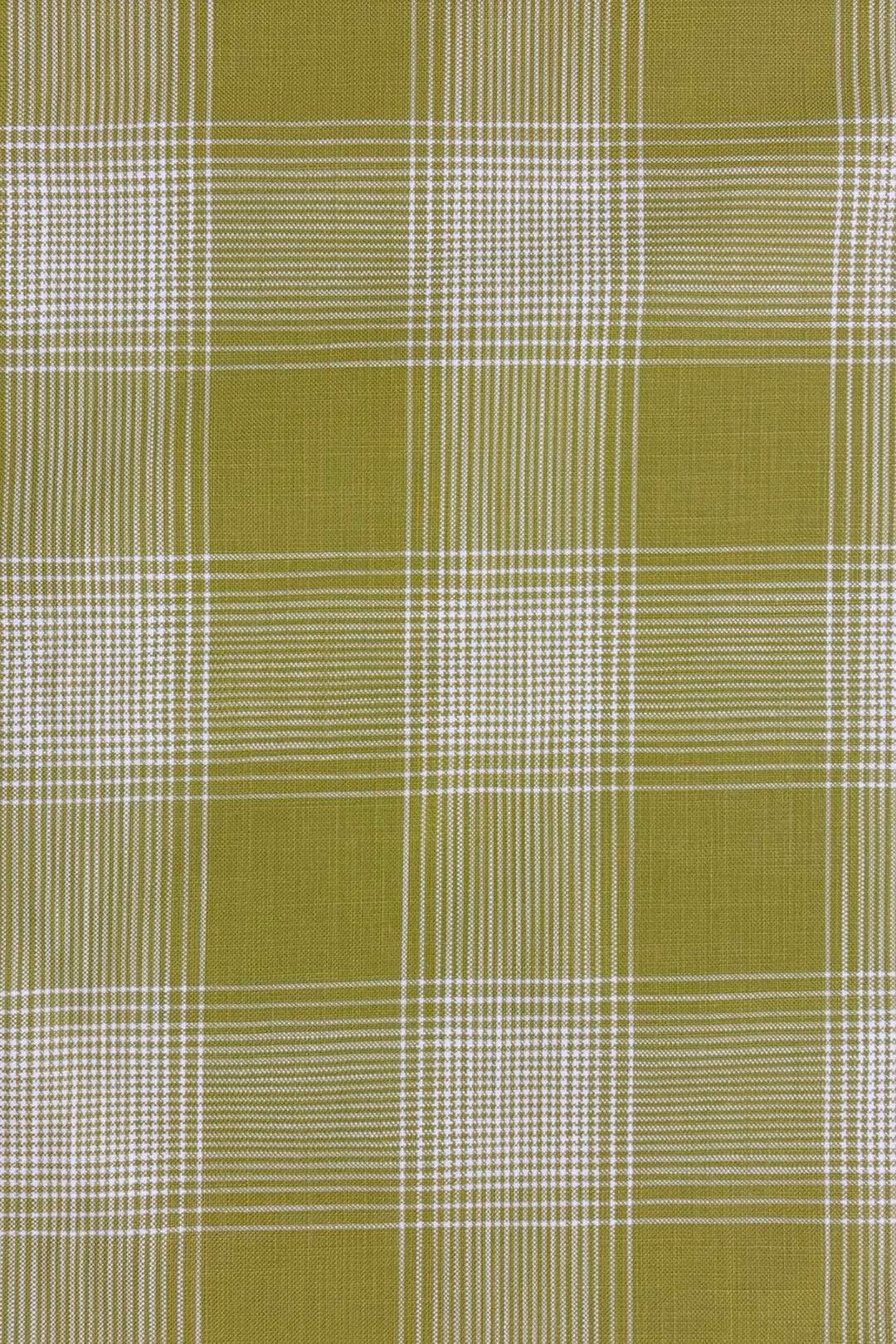 Clearance Prestigious Textiles Portland Check Citron Fabric