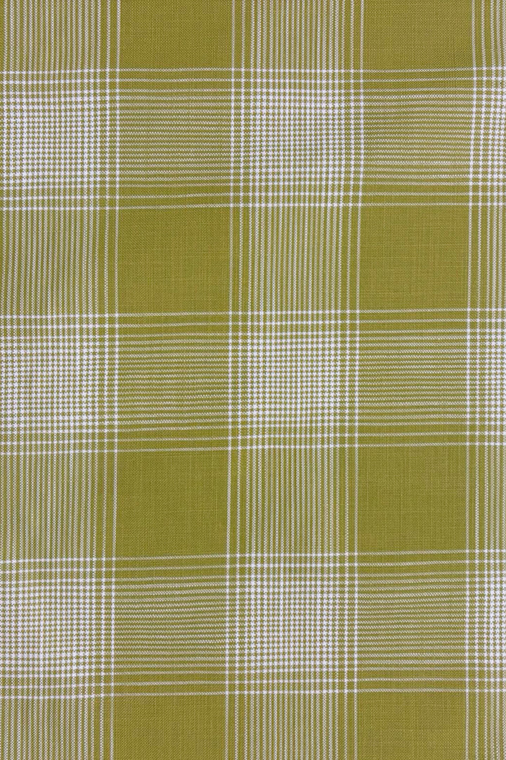 Clearance Prestigious Textiles Portland Check Citron Fabric