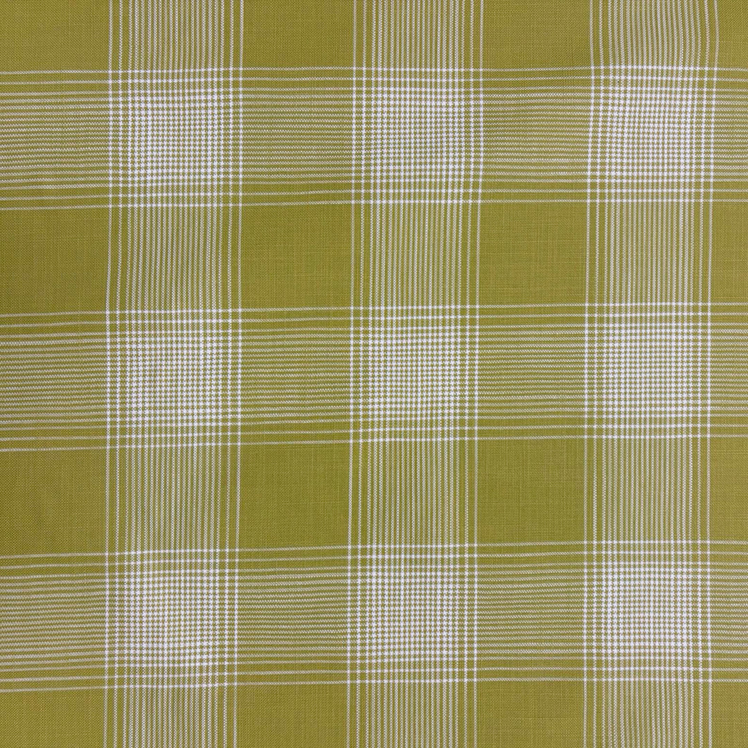 Clearance Prestigious Textiles Portland Check Citron Fabric