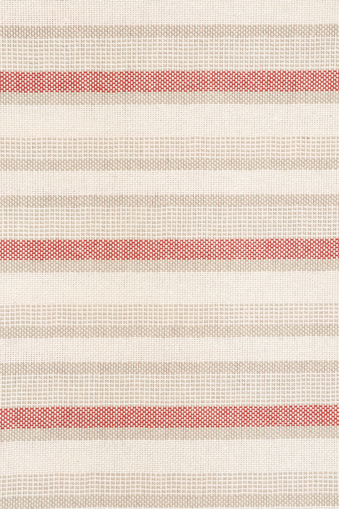 Navarra Stripe Red Double Width Fabric