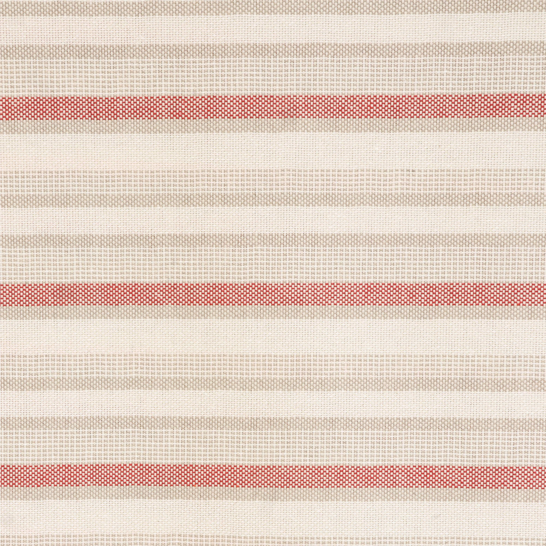 Navarra Stripe Red Double Width Fabric