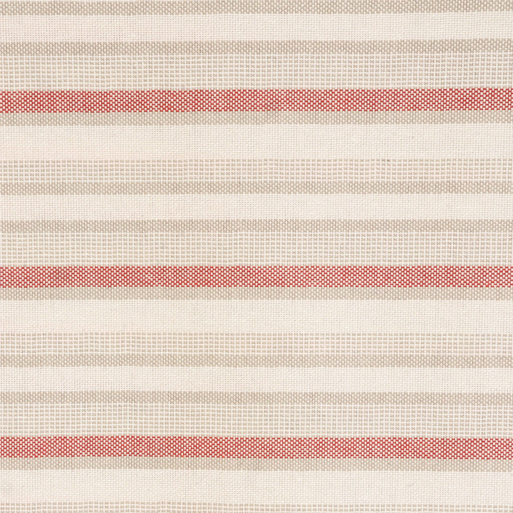 Navarra Stripe Red Double Width Fabric