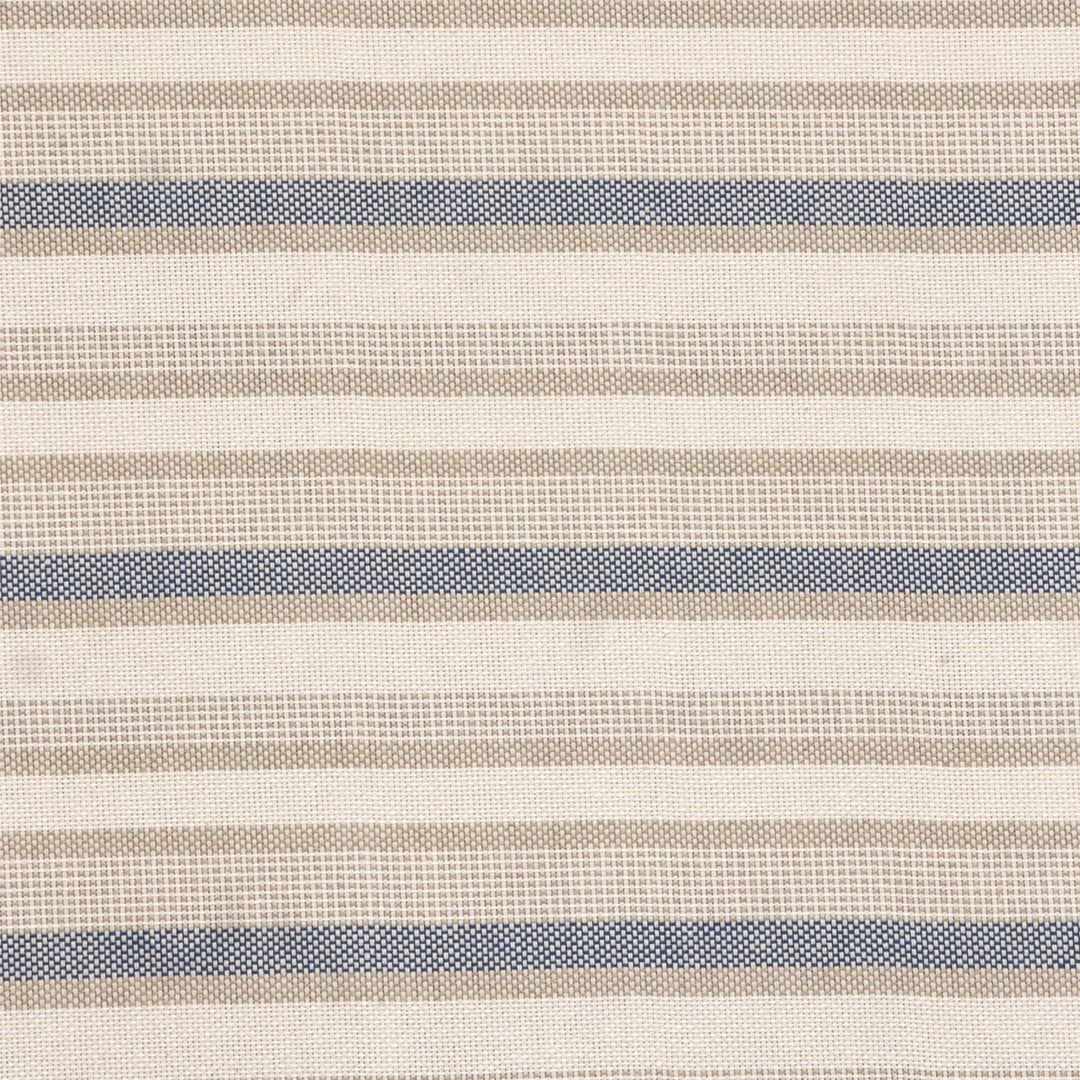 Navarra Stripe Blue Double Width Fabric