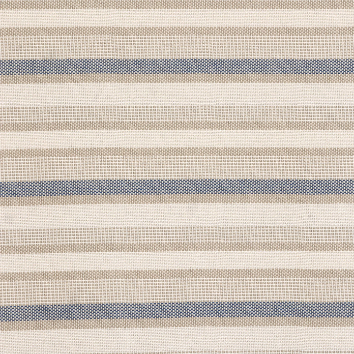Navarra Stripe Blue Double Width Fabric
