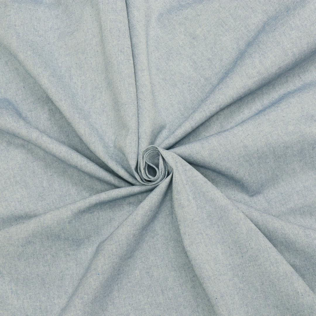 Classic Plain Azul Double Width Fabric