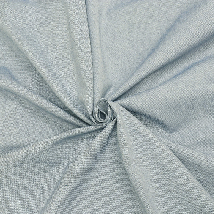 Classic Plain Azul Double Width Fabric