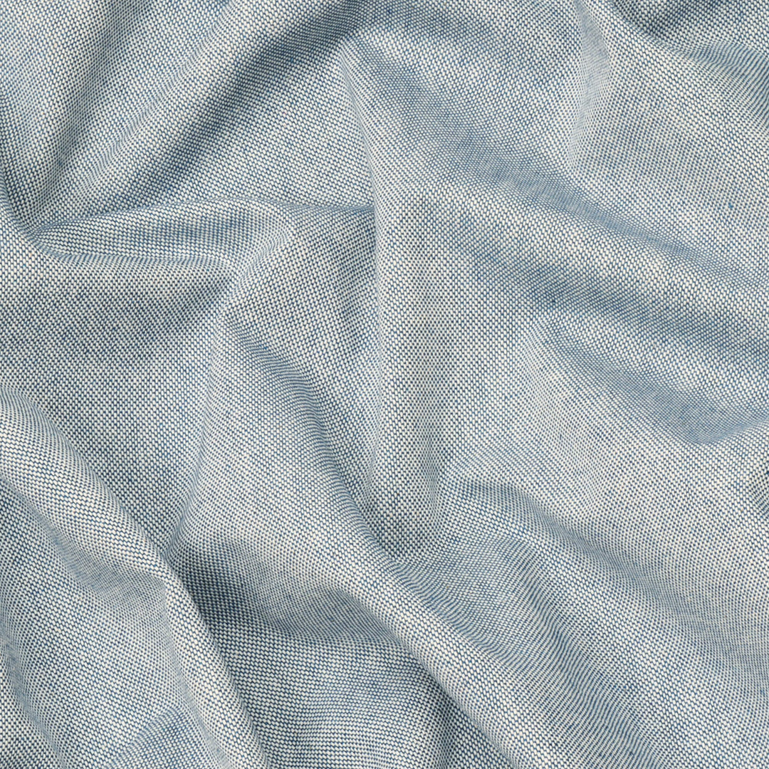 Classic Plain Azul Double Width Fabric