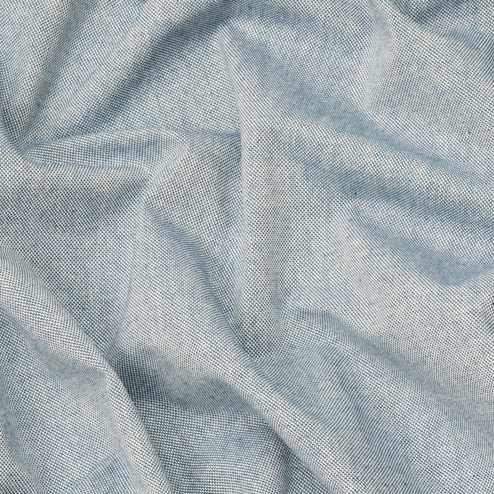 Classic Plain Azul Double Width Fabric