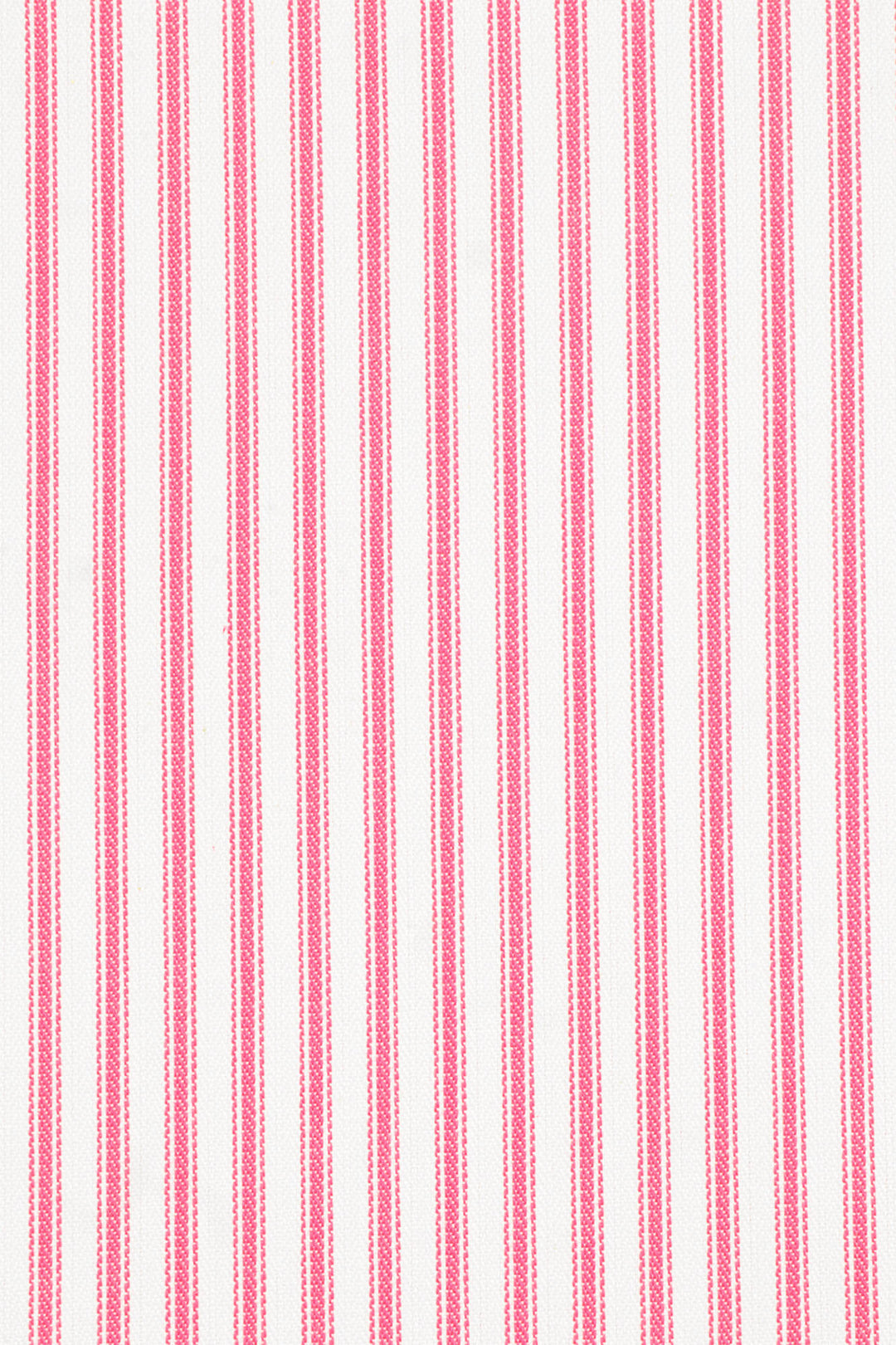 Luxury Hot Pink French Ticking Stripe Fabric