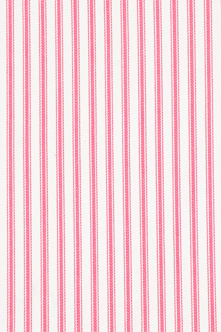 Luxury Hot Pink French Ticking Stripe Fabric