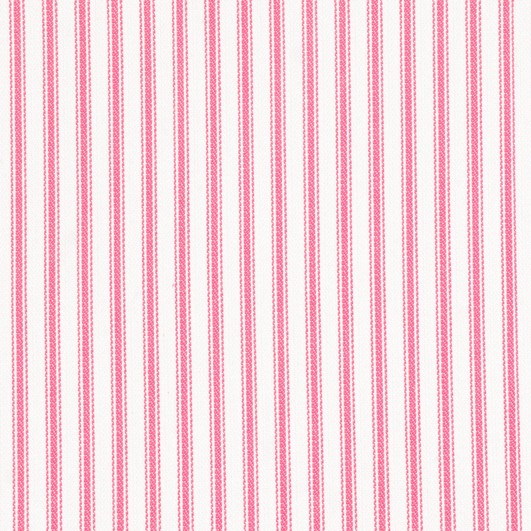 Luxury Hot Pink French Ticking Stripe Fabric