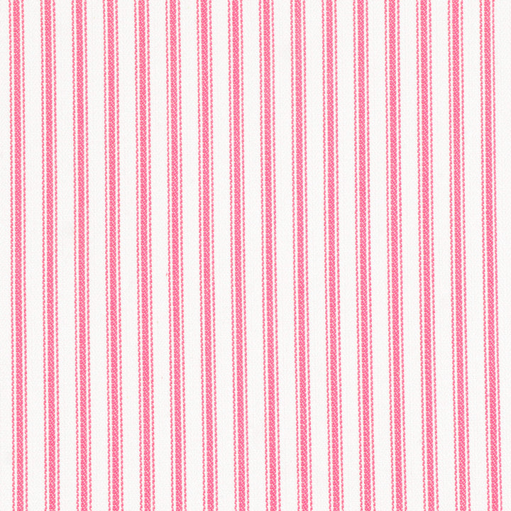 Luxury Hot Pink French Ticking Stripe Fabric