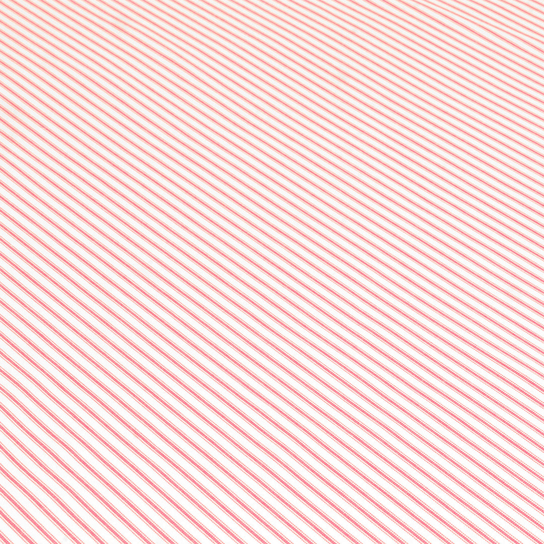 Luxury Hot Pink French Ticking Stripe Fabric