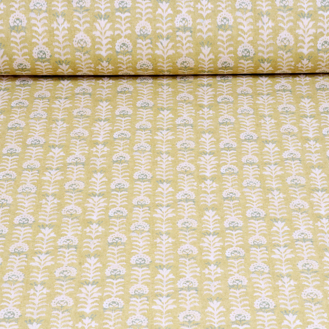 Flores Pistachio Fabric