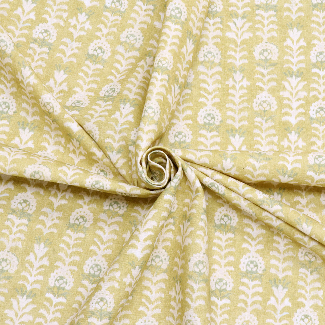Flores Pistachio Fabric