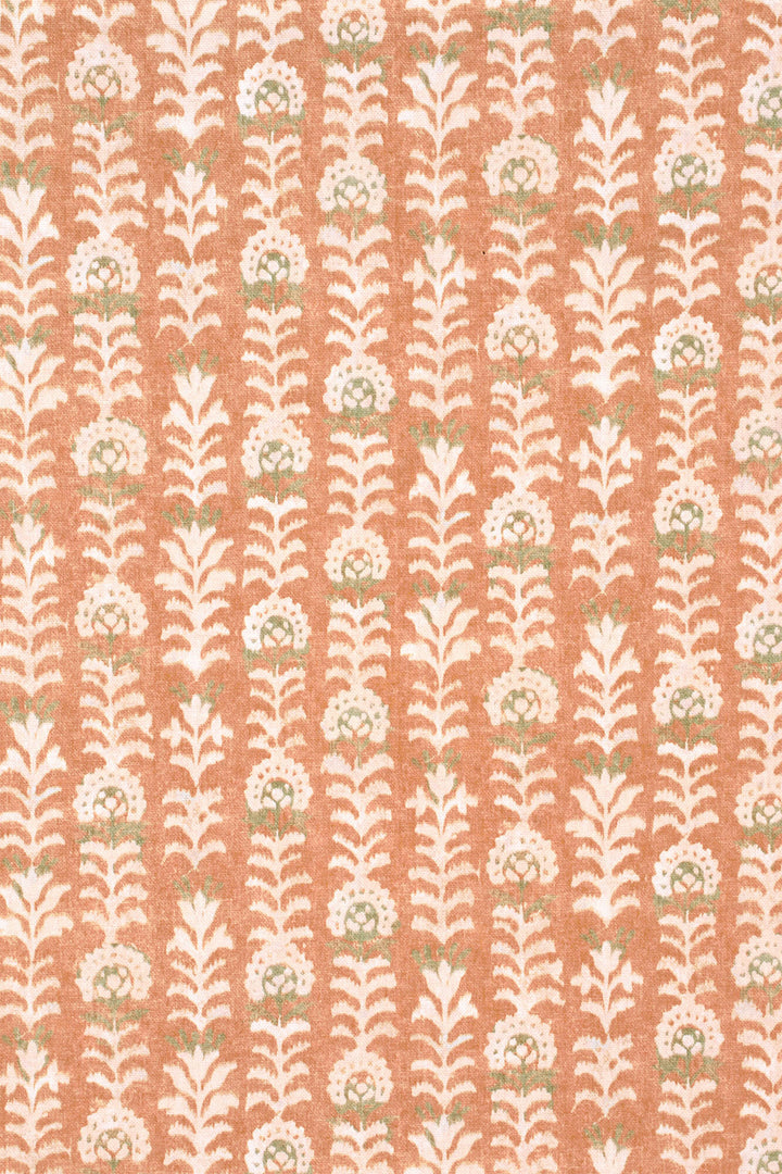 Flores Tangerine Fabric