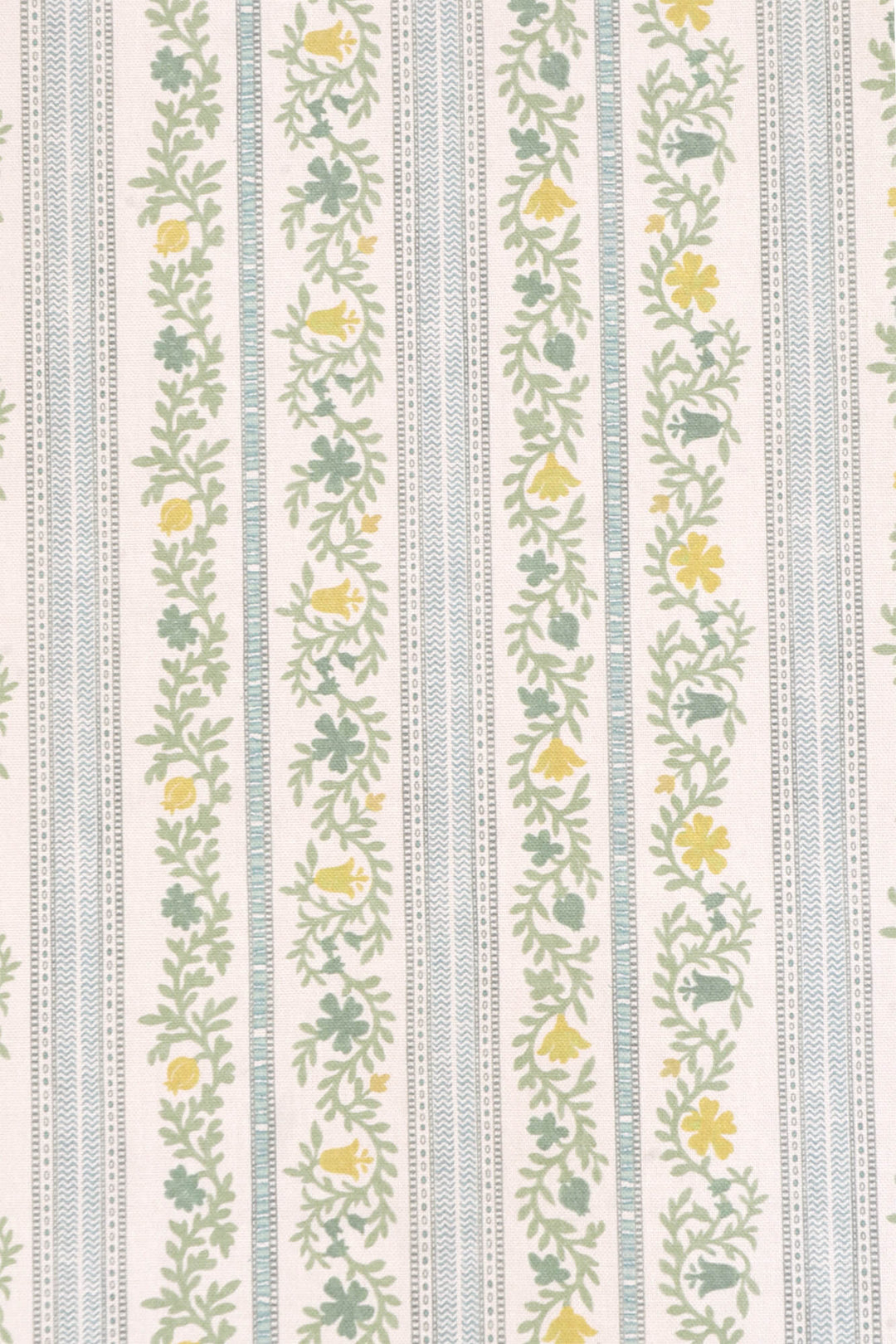 Flores Stripe Aqua Fabric