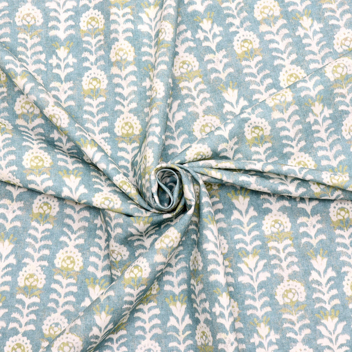 Flores Aqua Fabric
