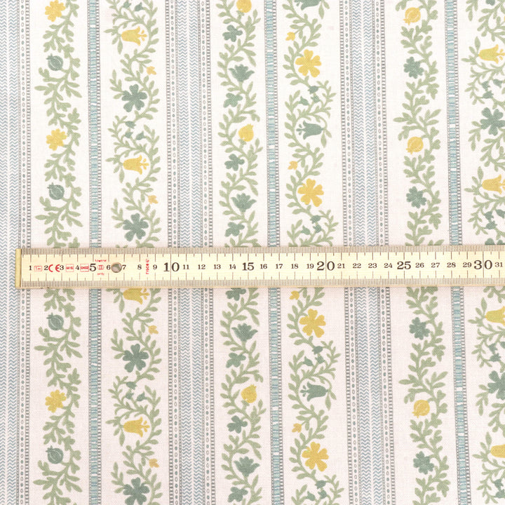 Althea Stripe Aqua Fabric