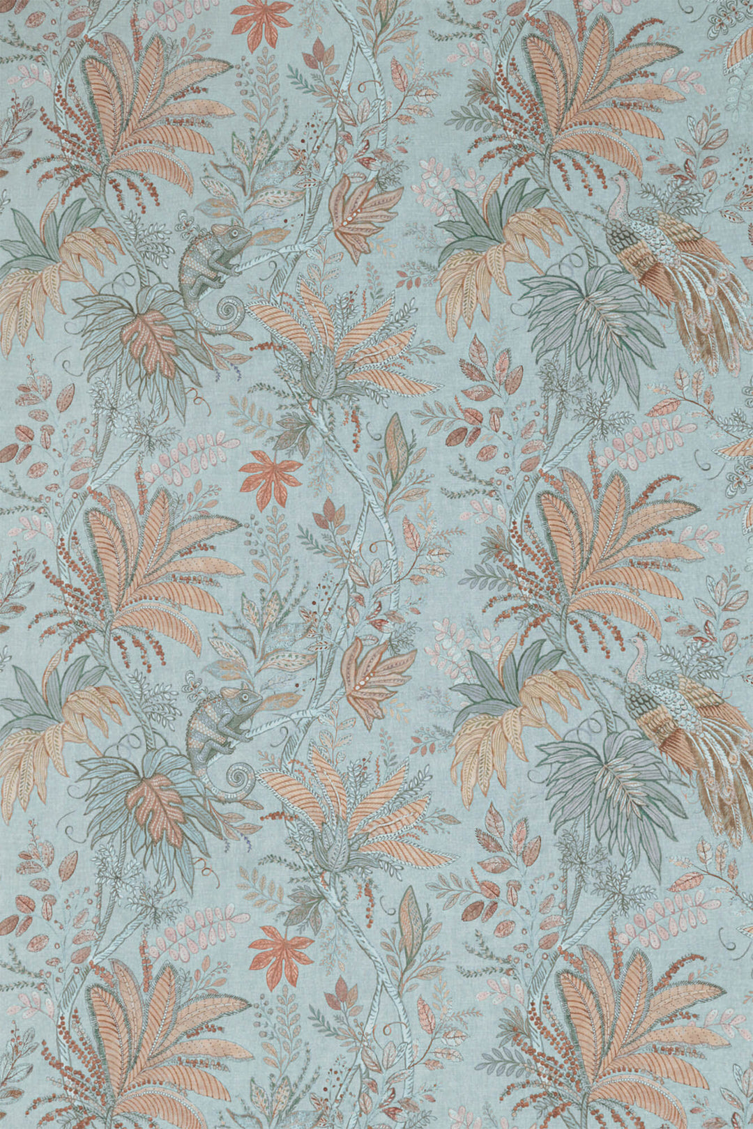 Palace Garden Duck Egg Fabric
