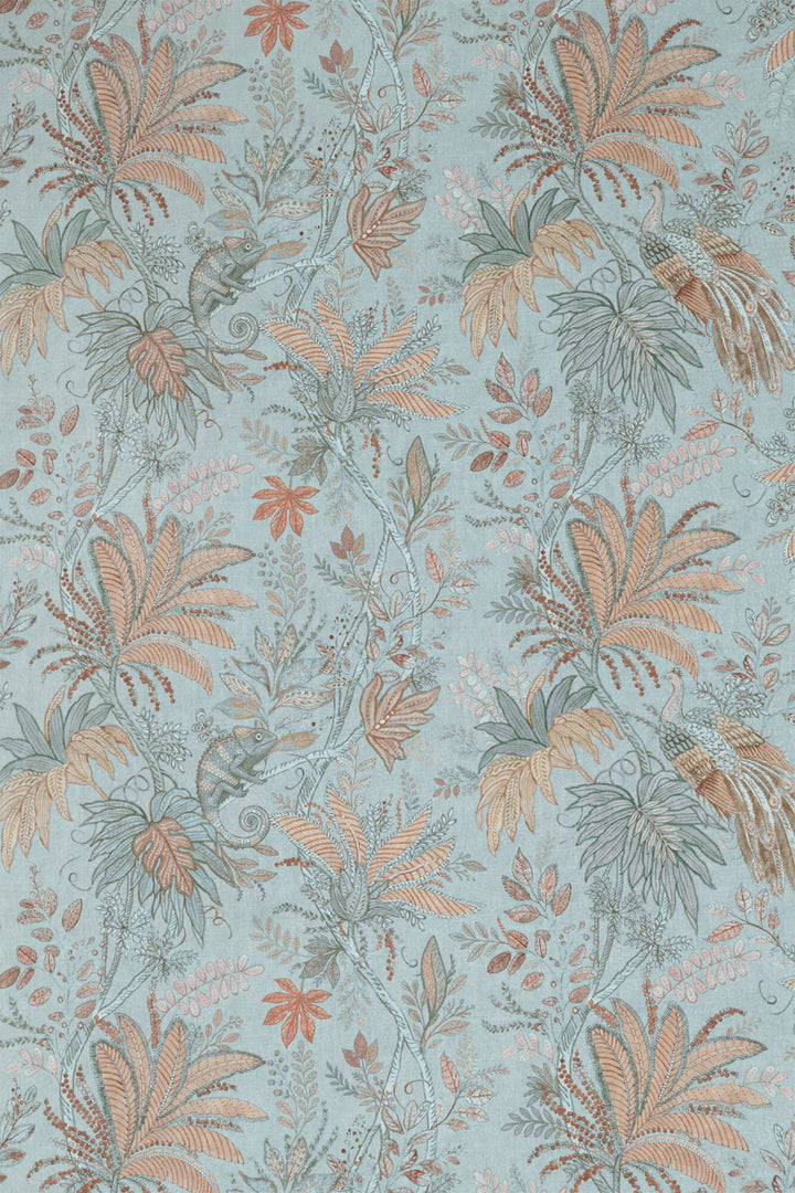 Palace Garden Duck Egg Fabric