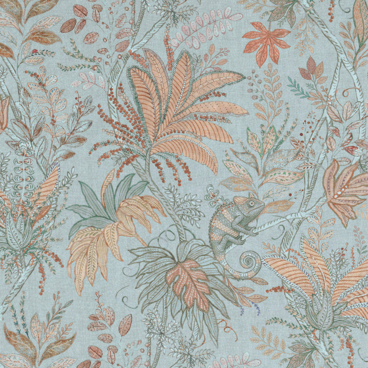 Palace Garden Duck Egg Fabric