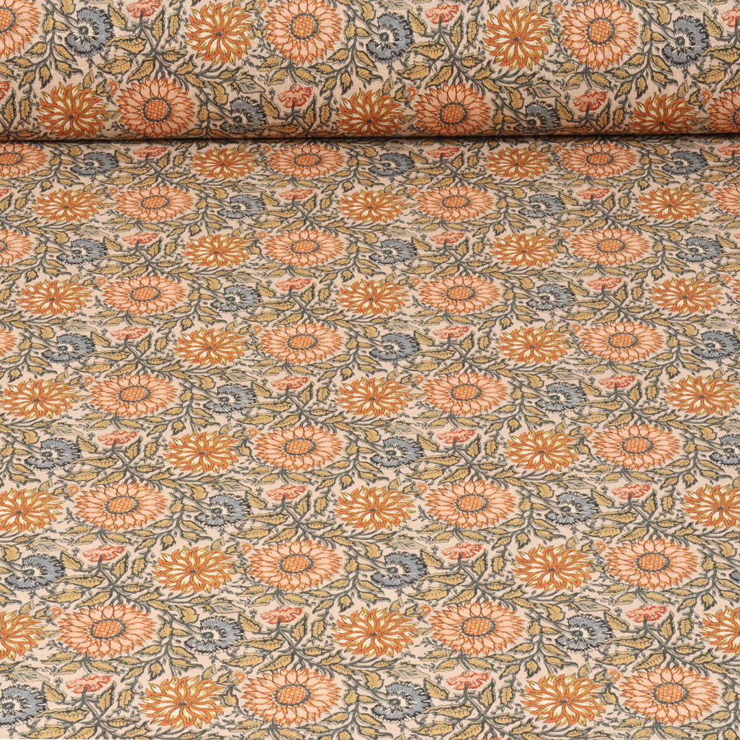 Kenzo Floral Marigold Fabric