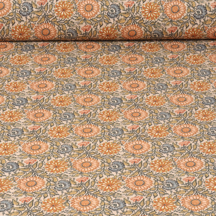 Kenzo Floral Marigold Fabric