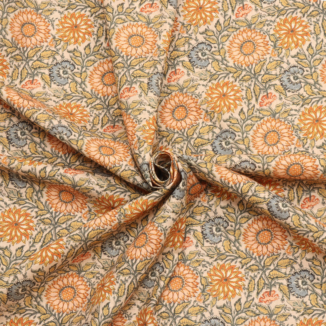 Kenzo Floral Marigold Fabric