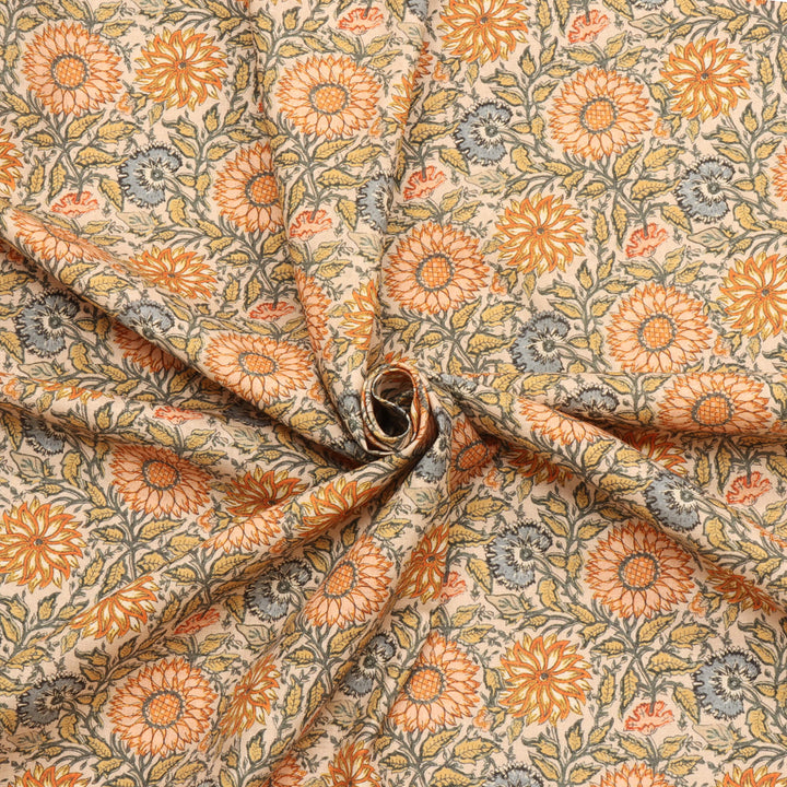 Kenzo Floral Marigold Fabric