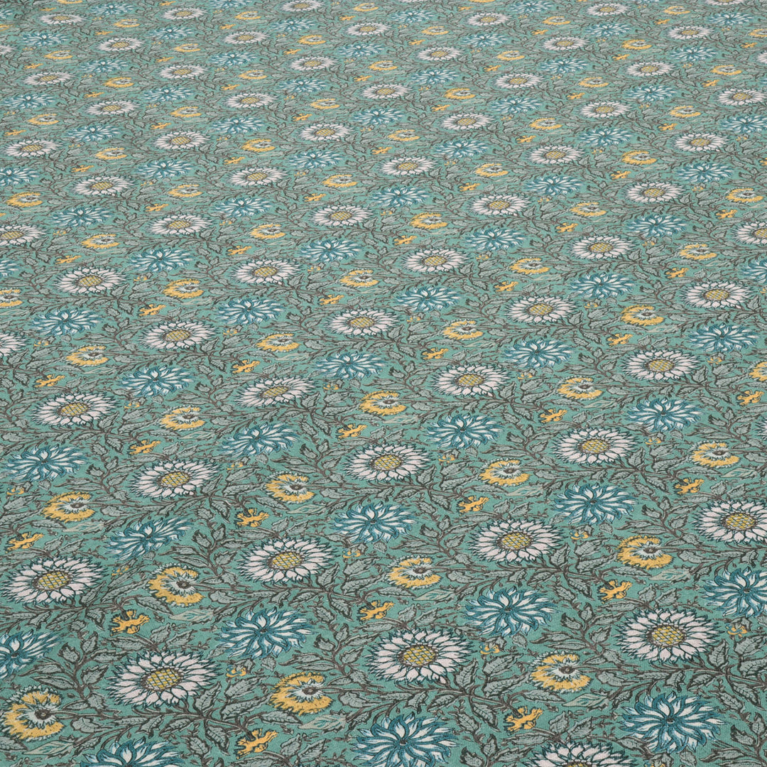 Kenzo Floral Teal Fabric