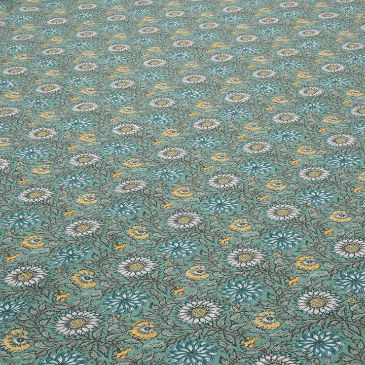 Kenzo Floral Teal Fabric