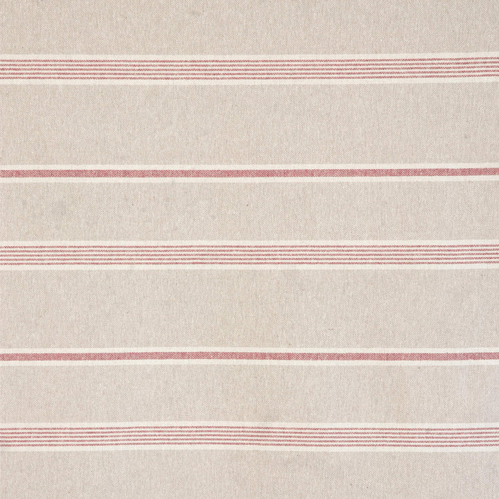 Farmhouse Stripe Red Double Width Fabric