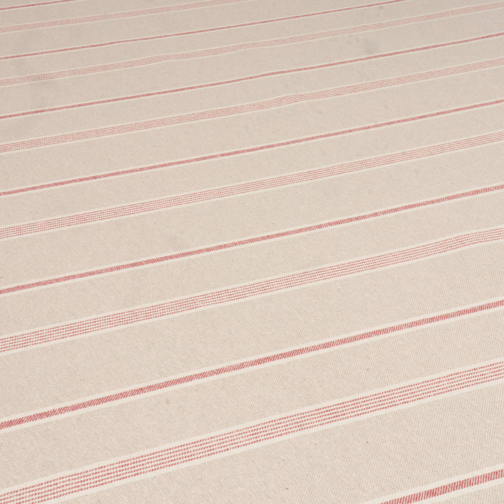 Farmhouse Stripe Red Double Width Fabric