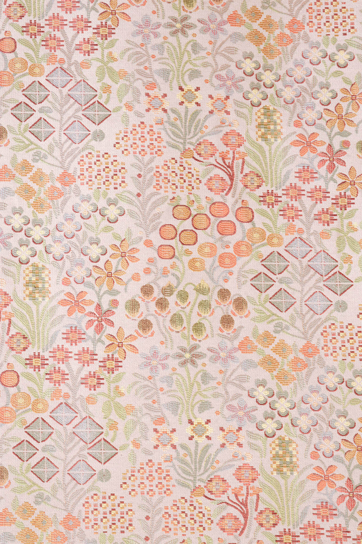 Rosaline Floral Blush Tapestry Fabric